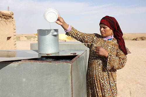 a Syrian beduin woman source ICRC